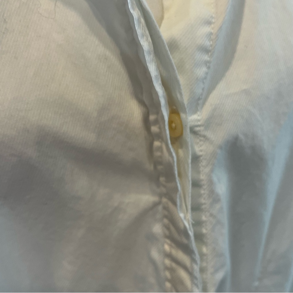 Vtg Tommy Hilfiger Women’s Stitch Detail Silhouette Shirt 18 Preppy Normcore - Picture 7 of 16